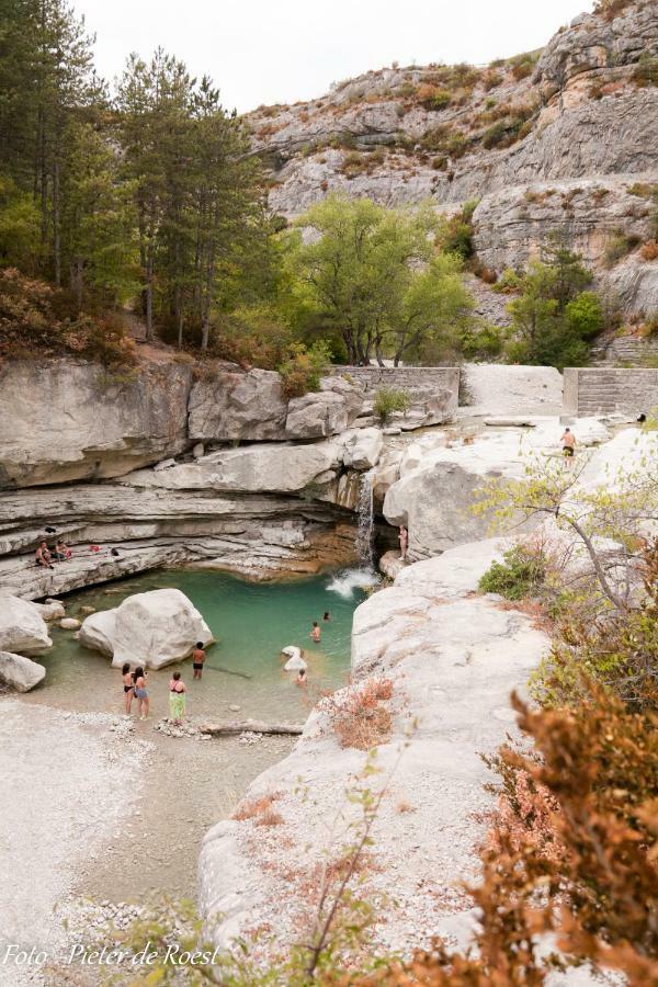Appartement Entre Sisteron Et Gorges De La Meouge " Les Hauts De Toscane " Ribiers Exterior foto